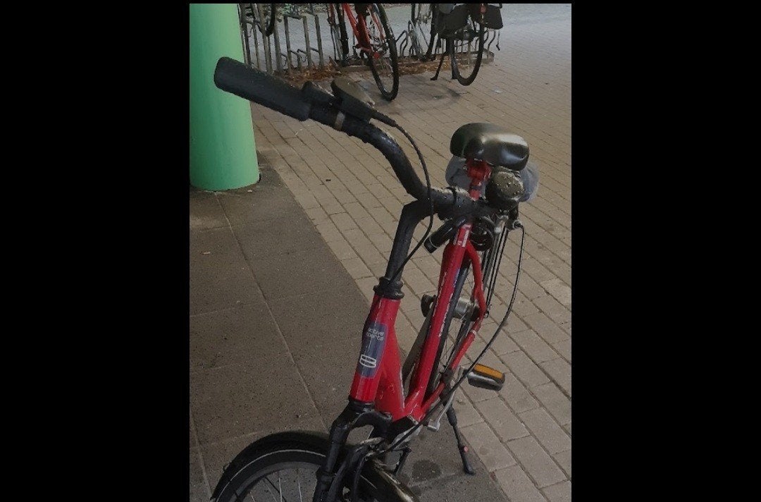 stad kroeg fiets dubbel slot, Ophalen