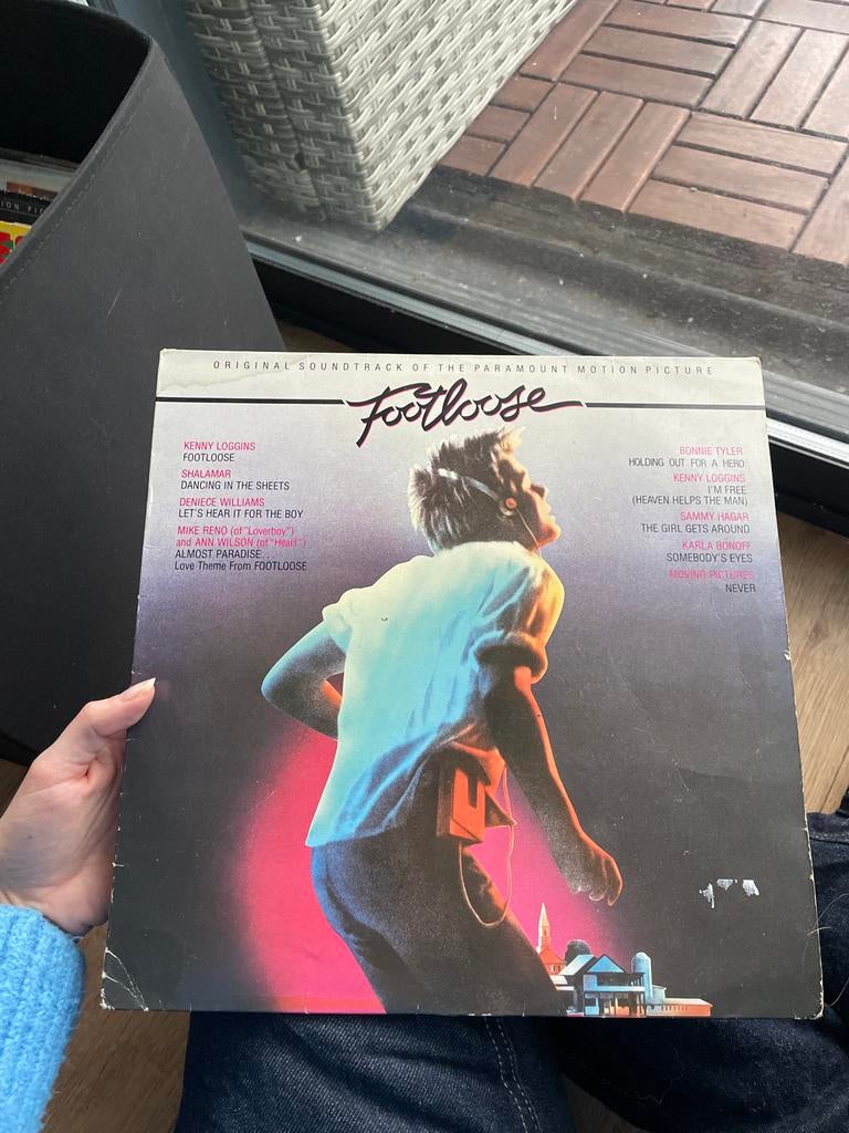 Footloose soundtrack vinyl, Ophalen of Verzenden, Gebruikt, 12 inch