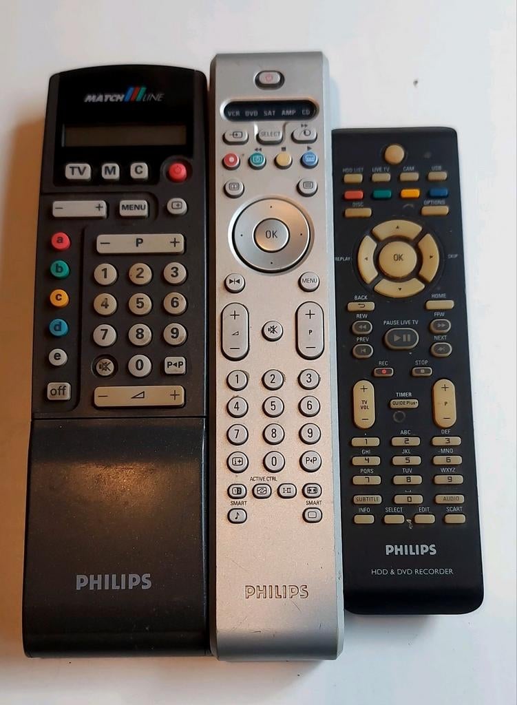 Philips afstandsbediening, Ophalen of Verzenden, Gebruikt, Origineel, Tv