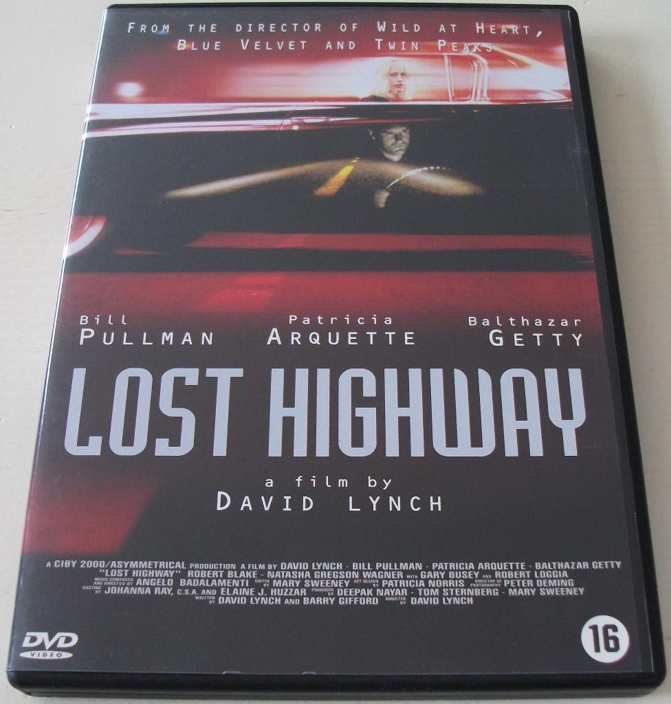 Dvd *** LOST HIGHWAY *** David Lynch, Cd's en Dvd's, Dvd's | Filmhuis, Vanaf 16 jaar, Ophalen of Verzenden, Zo goed als nieuw