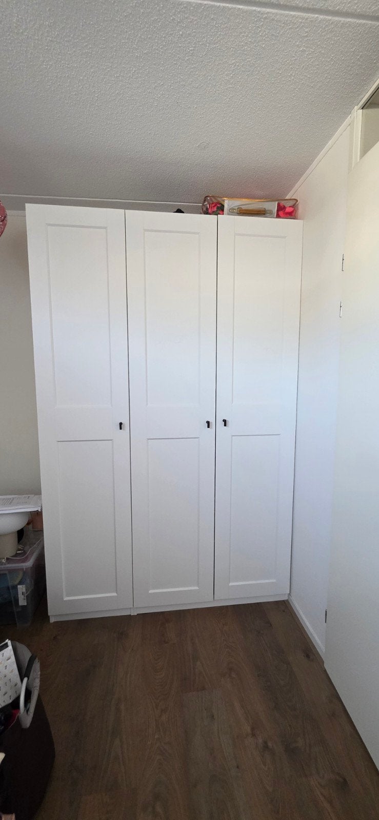 IKEA PAX/FORSAND Kledingkastcombinatie wit 150 x 236, Huis en Inrichting, Kasten | Kledingkasten, 200 cm of meer, Zo goed als nieuw