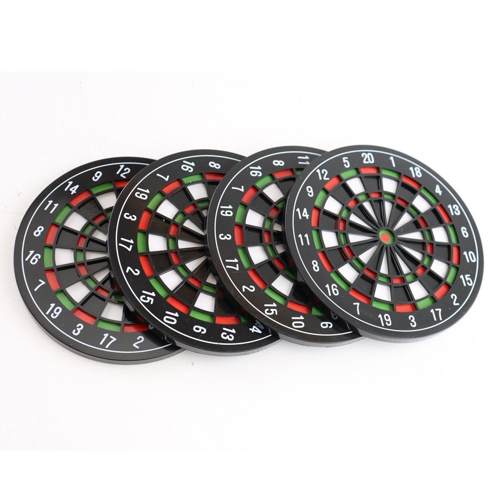 Dartbord onderzetters - Tafel bescherming - Bar accessoires, Antislip, Kouwehoek 1b, Cave & Garden, Glasonderzetter