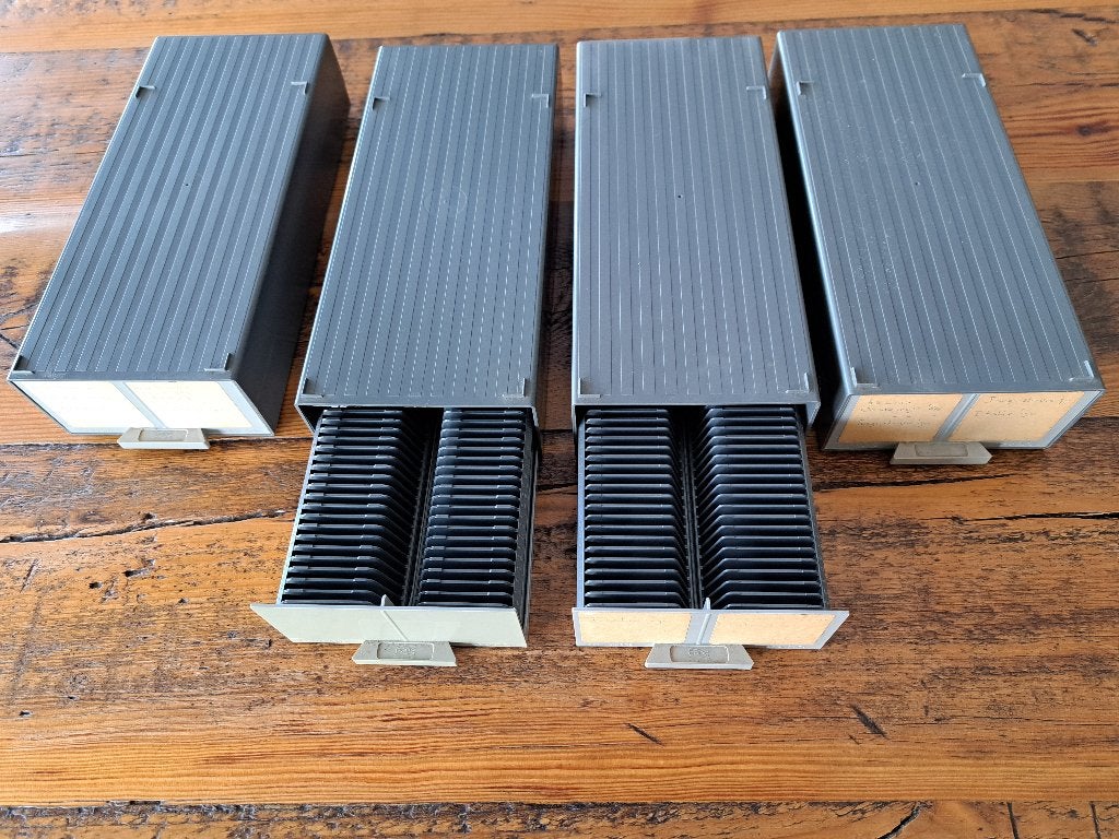 6 Dia dozen, Audio, Tv en Foto, Diaprojectors, Ophalen, Gebruikt