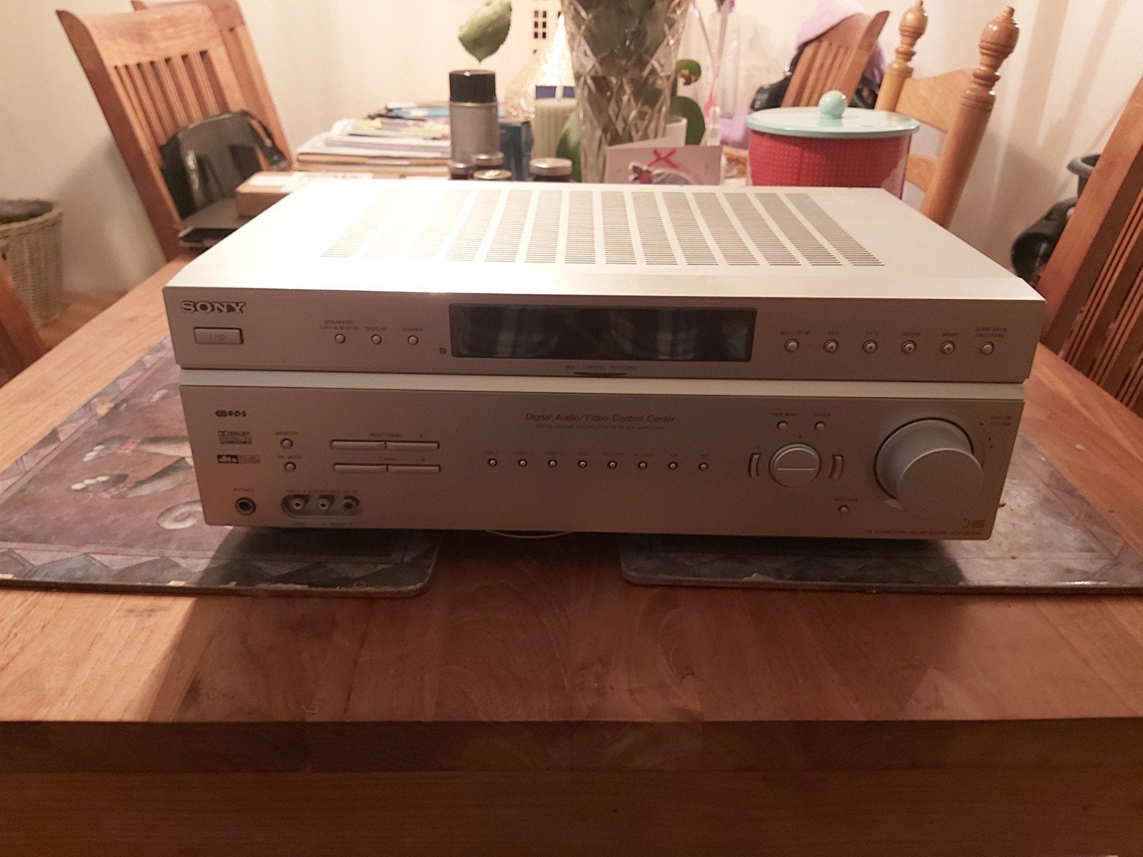 Sony STR-DE695 AV Receiver met afstandsbediening, Gebruikt, Ophalen of Verzenden, 60 tot 120 watt, Sony