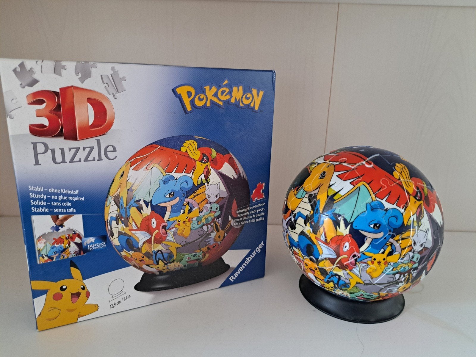 Pokemon 3D Puzzel Ravensburger 72 stukjes, Ophalen of Verzenden, Meer dan 50 stukjes, Zo goed als nieuw, 6 jaar of ouder