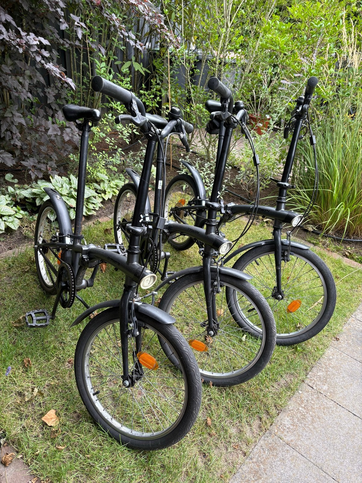Decathlon vouwfietsen (3 stuks) licht en zonder versnelling, 20 inch of meer, Gebruikt, Totaal opvouwbaar, Ophalen