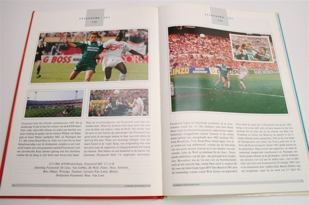 Jaarboek Feyenoord 1993-94 — Seizoen van de Bekerwinst, Ophalen of Verzenden, Gelezen, Watersport en Hengelsport