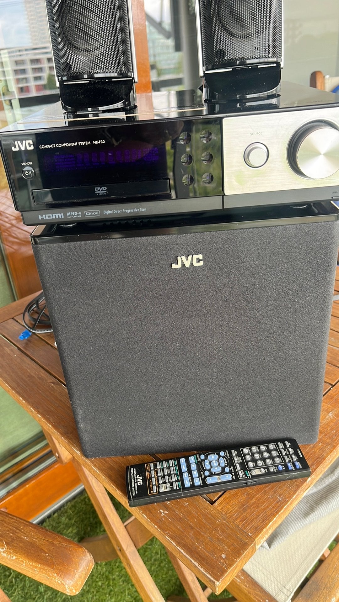 JVC SOPHISTI SURROUND SYSTEM NX-F30 IN NIEUW STAAT, Audio, Tv en Foto, Stereo-sets, Ophalen, Zo goed als nieuw, JVC