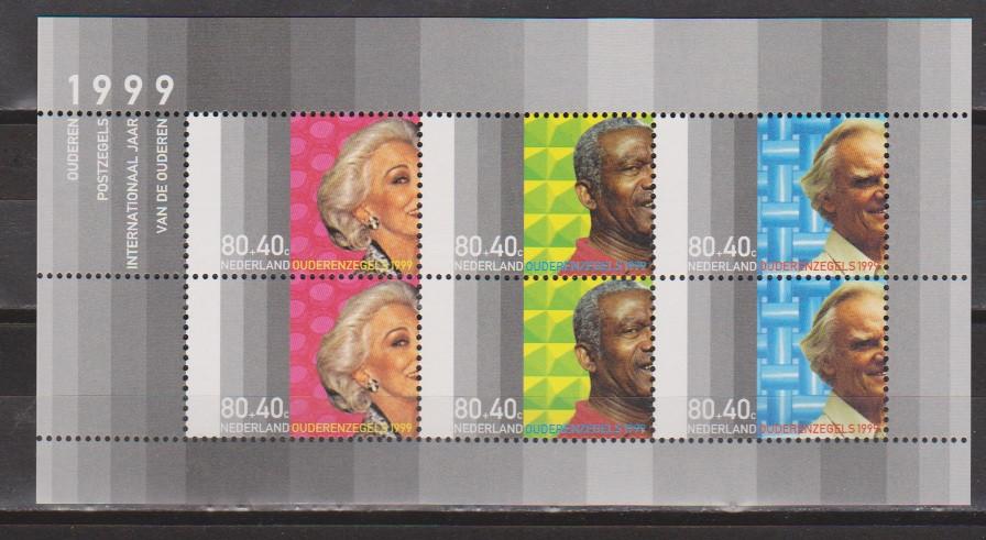 NVPH 1821 PF zomerzegels 1999 Blokken 1965/2000 voor 10% CW, Postzegels en Munten, Postzegels | Nederland, Ophalen of Verzenden
