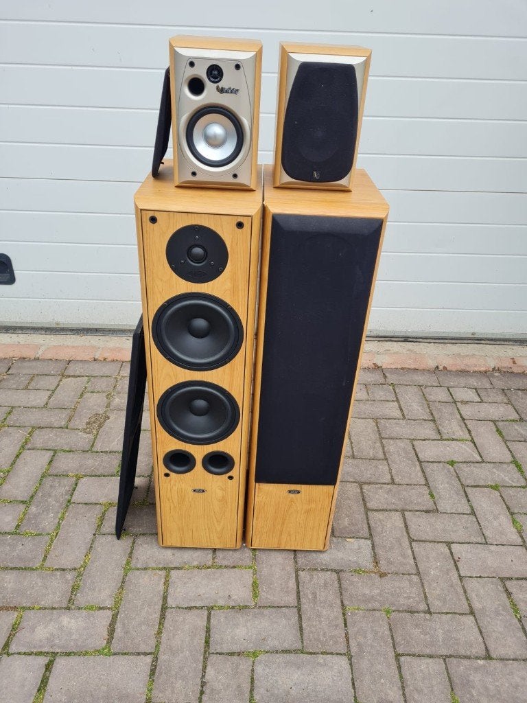 Speaker set, Audio, Tv en Foto, Stereo speakers, Gebruikt, Ophalen, 150 watt of meer