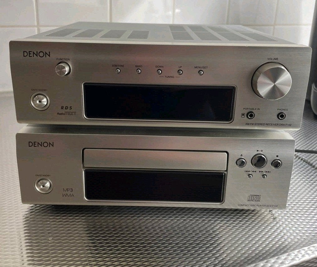 Denon Mini set DRA-F102 en DCD-F102, Ophalen, Denon, Losse componenten, Zo goed als nieuw