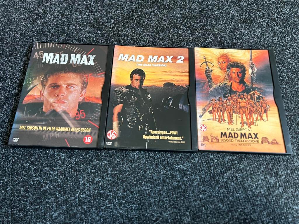 Mad max 1 + 2 + beyond thunderdome op dvd, Vanaf 16 jaar, Ophalen of Verzenden, Gebruikt, Actie en Avontuur