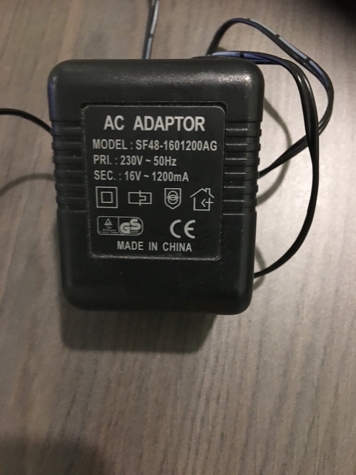 AC Adapter SF48-1601200AG 16V 1200mA, Ophalen of Verzenden, Gebruikt