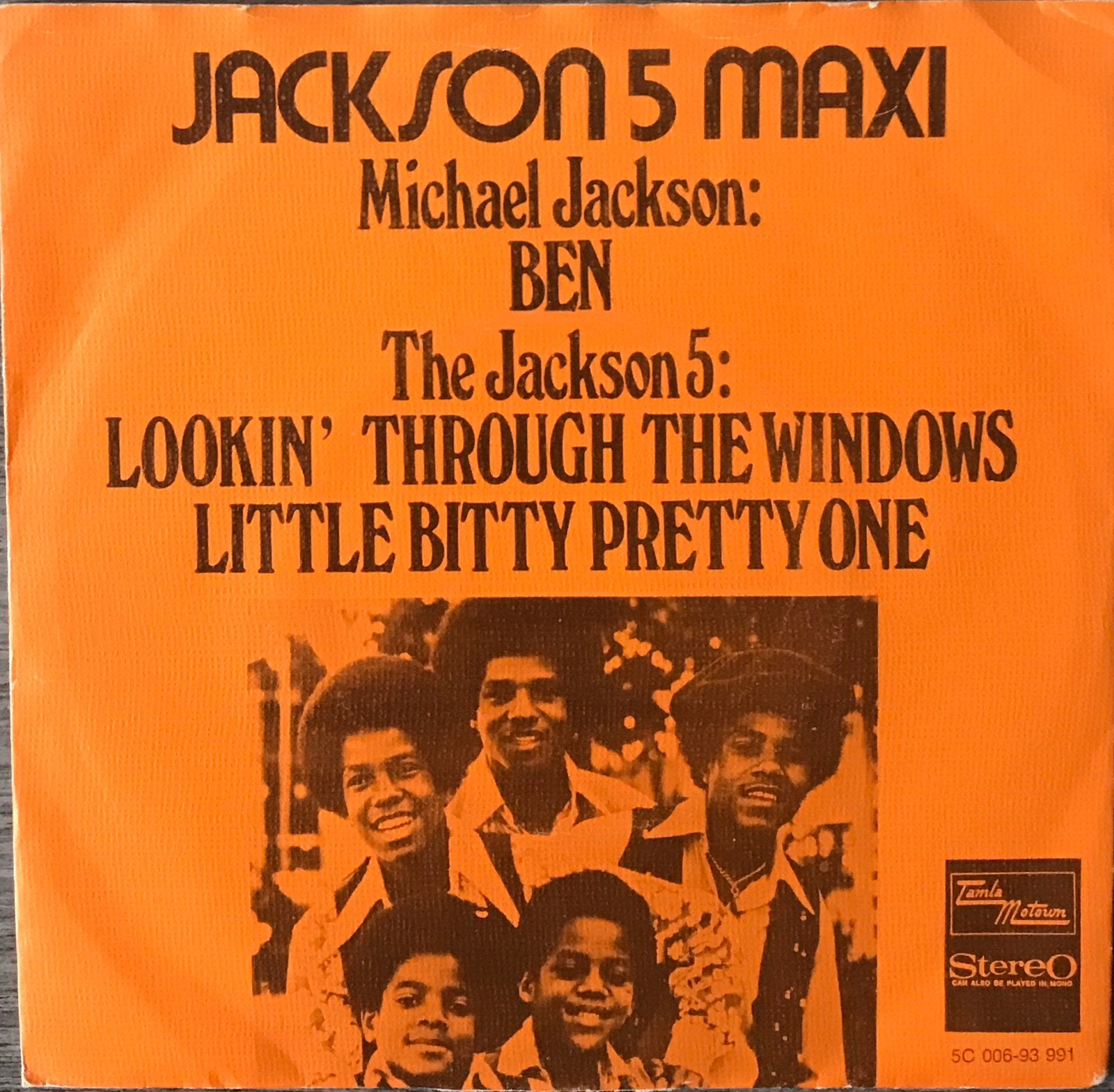 JACKSON 5 MAXI (kleurverschil hoes) HEEL MOOI, Cd's en Dvd's, Verzenden, 7 inch
