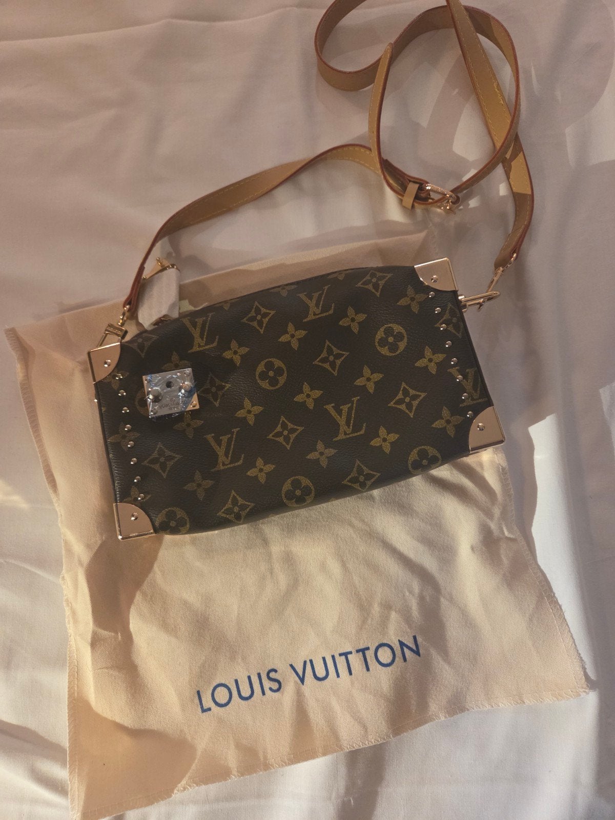 Louis vuitton look a like bag, Ophalen of Verzenden, Nieuw, Bruin, Handtas