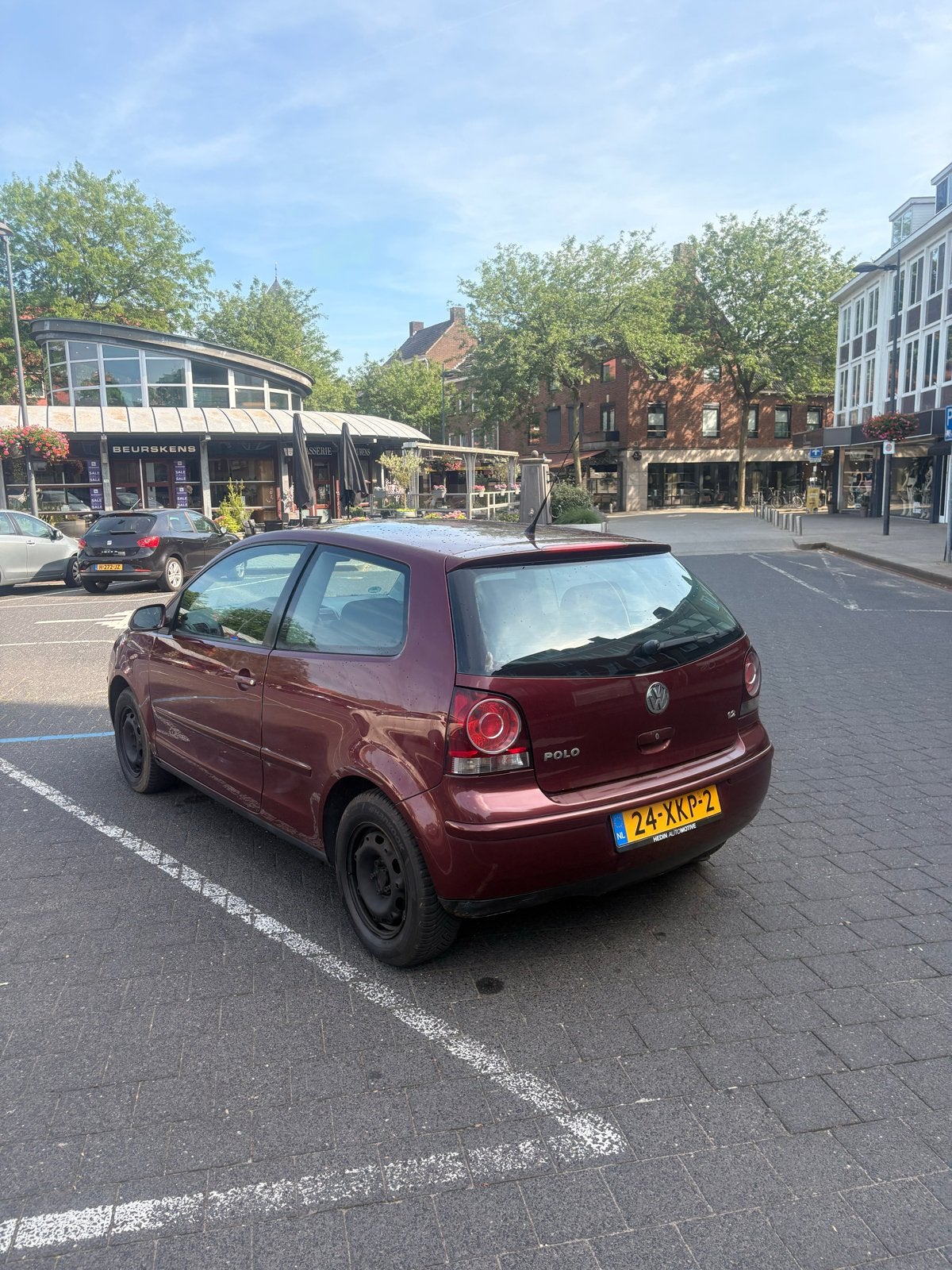 Volkswagen Polo 1.2 FUN 47KW 2005 Rood, Auto's, Voorwielaandrijving, 64 pk, 540 kg, 1198 cc