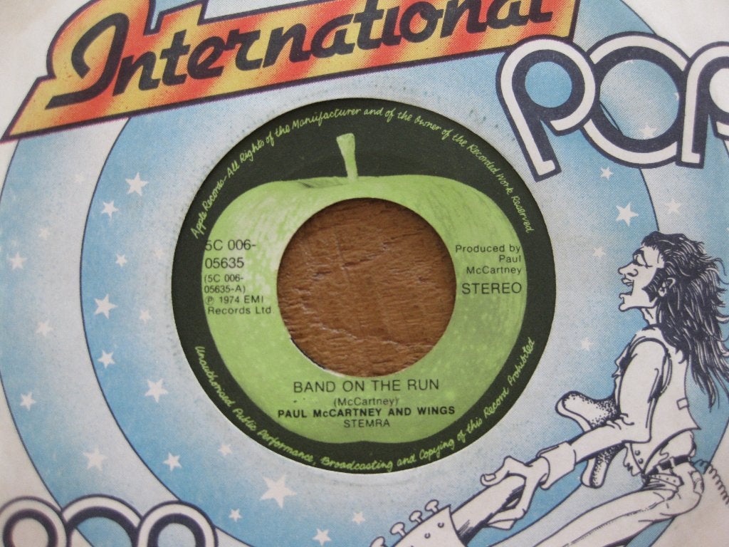 Vinyl single Paul McCartney & wings   "Band on the run", Ophalen of Verzenden, Gebruikt, Pop