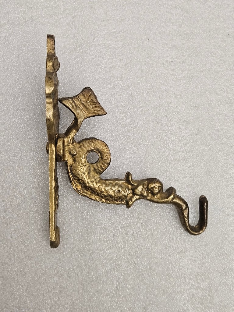 Kapstok /muurhaak met mythologische zeedraak of vis (Lot 10), Huis en Inrichting, Wandkapstok, Gebruikt, Ophalen of Verzenden