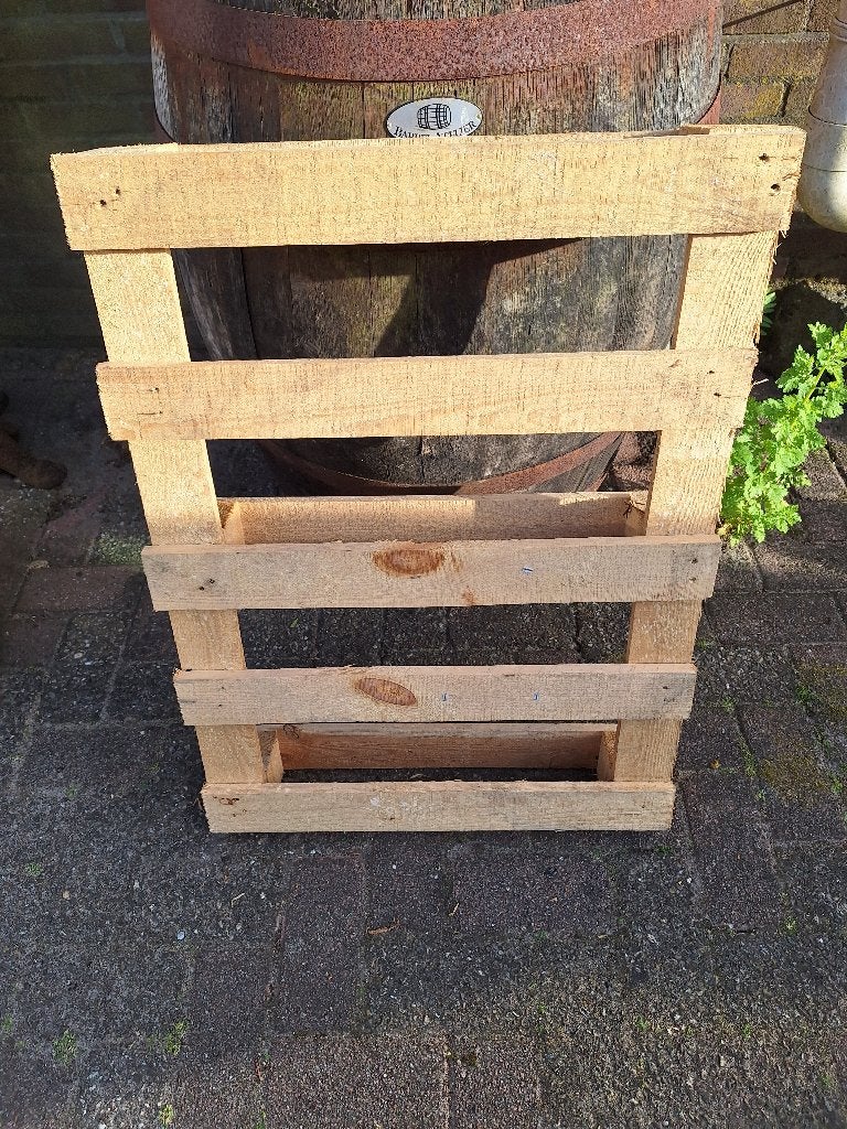 Pallet 2 x, Ophalen, Minder dan 25 mm, Zo goed als nieuw, Pallet