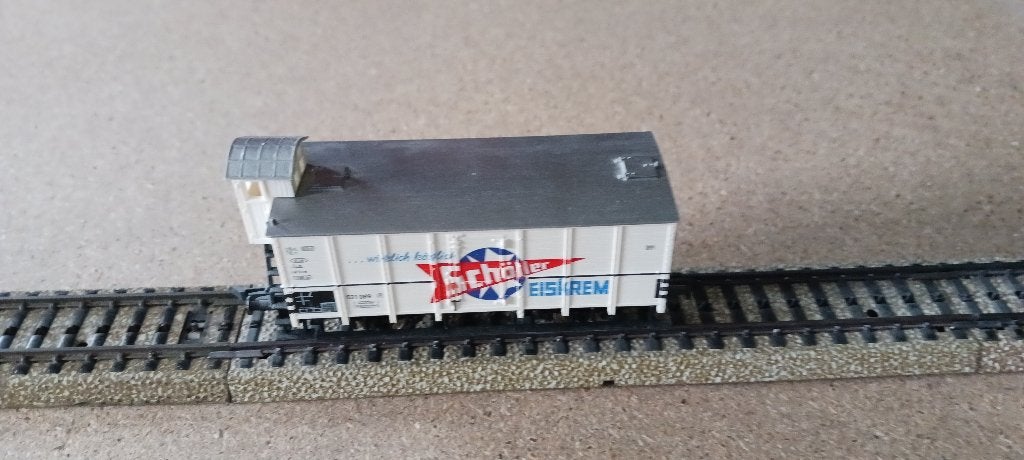 Trix 24004: Museumwagon “Schöller eiskrem”, Wisselstroom, Trix, Wagon, Ophalen of Verzenden