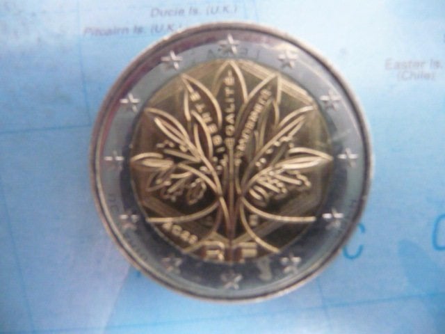 2 Euro  Frankrijk 2002 - Vrijheid, Gelijkheid, Broederschap, Ophalen of Verzenden, Frankrijk, 2 euro, Losse munt