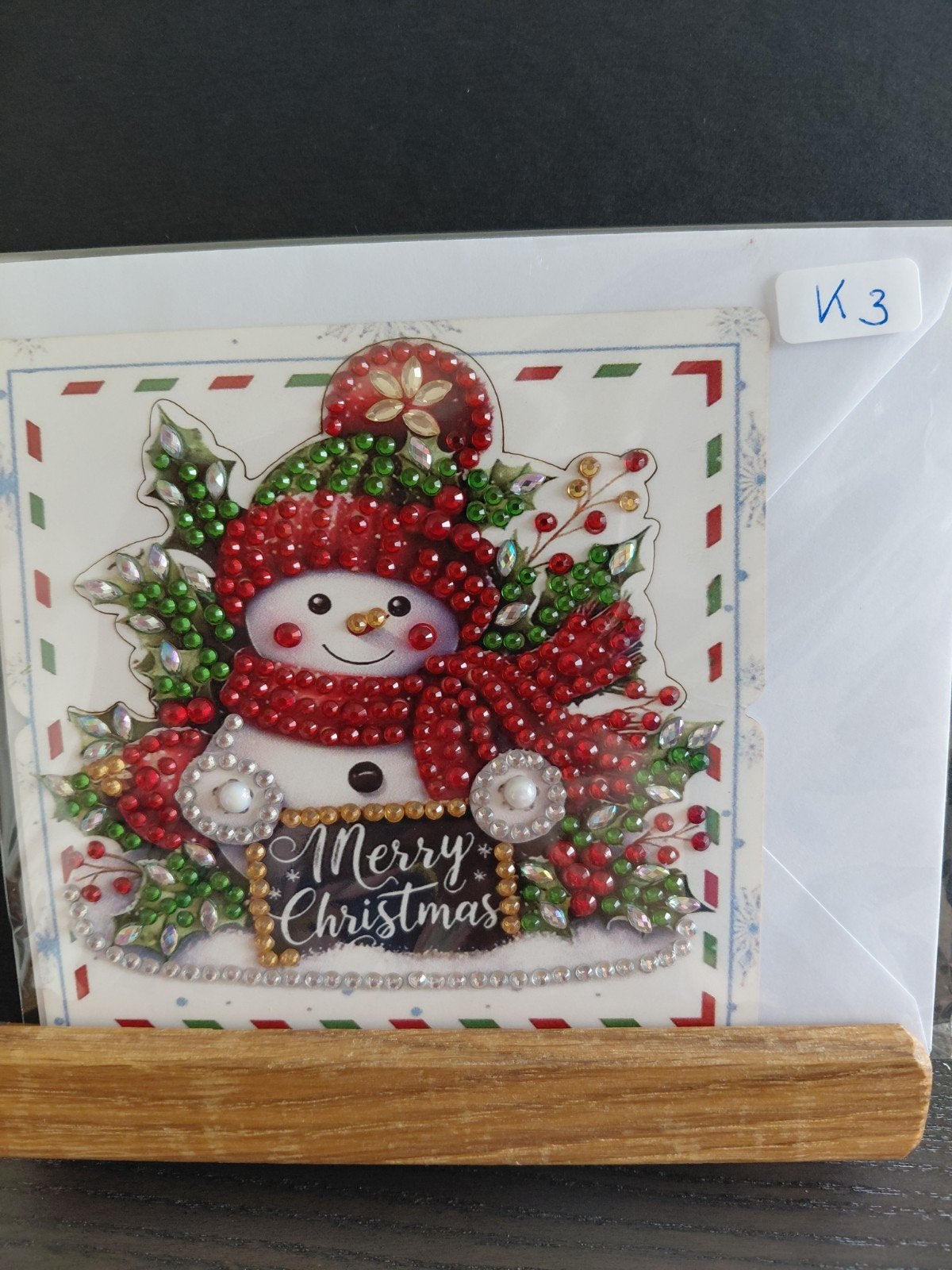 Diamond painting kerstkaart 5+1 gratis, Ophalen, Nieuw, Kerst