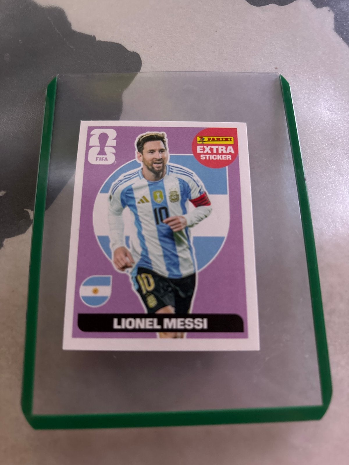 Extra messi sticker, Ophalen of Verzenden, Zo goed als nieuw, Sticker