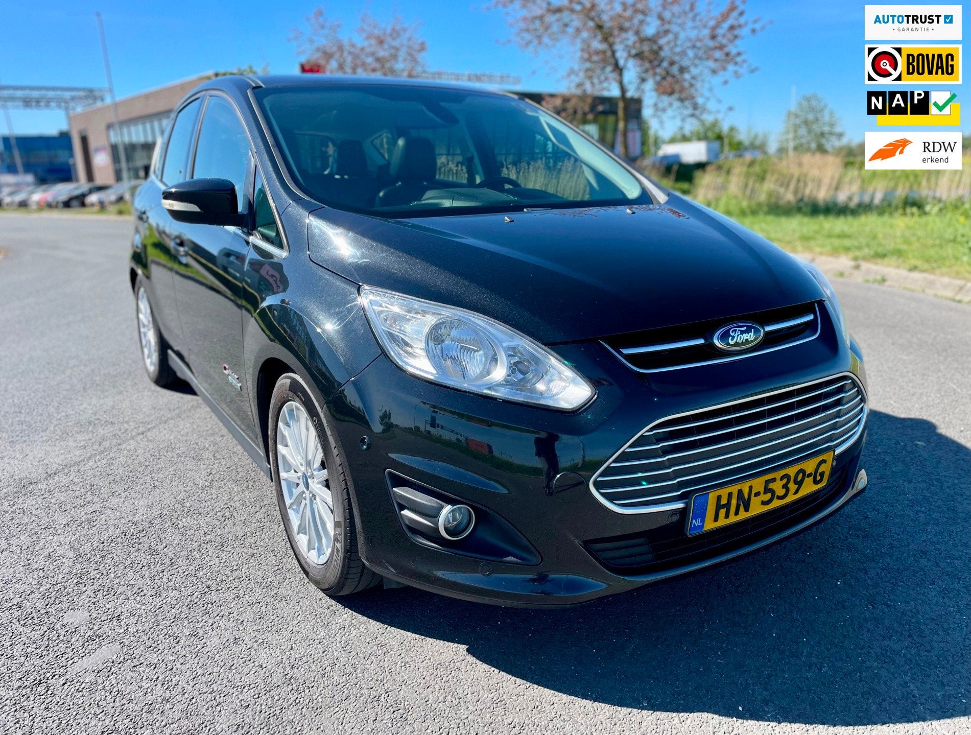 Ford C-Max 2.0 Plug-in Hybrid Titanium Plus Aut, Pano, Cam,, Auto's, Ford, 137 pk, Gebruikt, 4 cilinders, Zwart