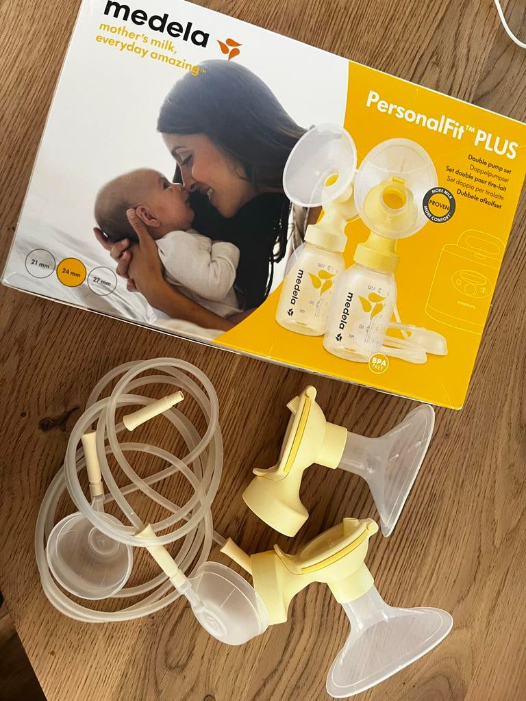 Medela PersonalFit Plus Dubbele Borstkolfset, Ophalen of Verzenden, Zo goed als nieuw, Borstkolf