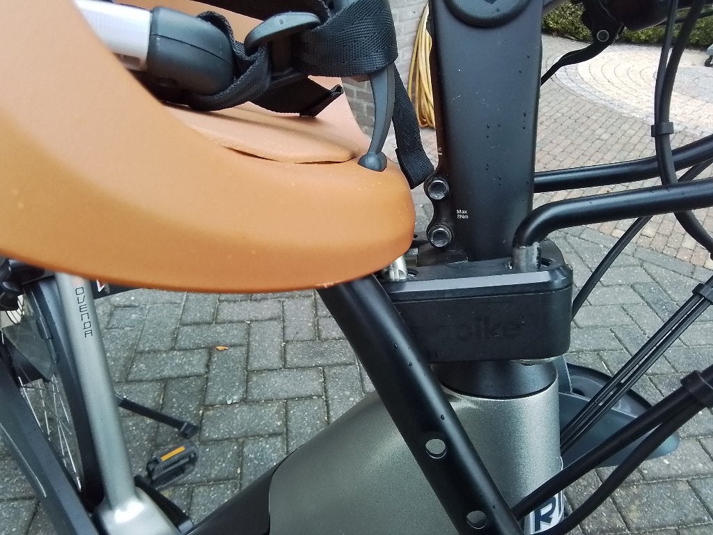 Fiets stoeltje voorzit, Fietsen en Brommers, Voetsteuntjes, Voorzitje, Zo goed als nieuw, Bobike