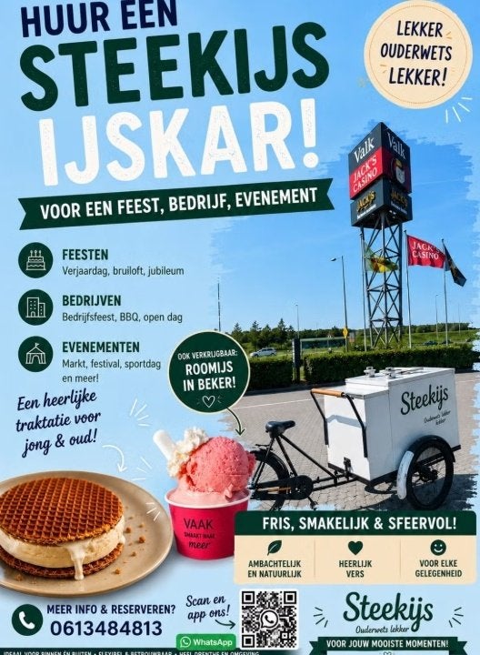 Huur een Steekijskar – Dé blikvanger op jouw feest, Ophalen of Verzenden, Nieuw, Overige