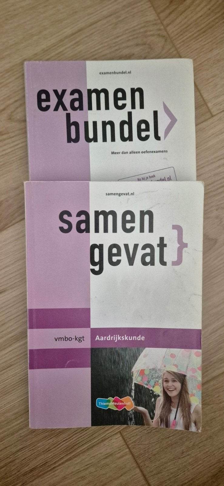 Examenbundel & Samengevat Aardrijkskunde VMBO-KGT, ThiemeMeulenhoff, Ophalen of Verzenden, Zo goed als nieuw, MBO