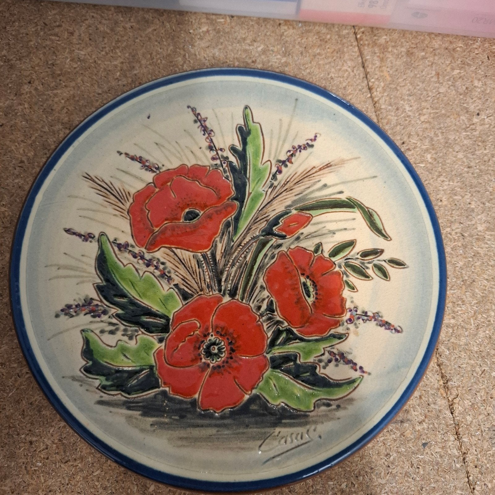 handgeschilderd Spaans keramiek Cases, Antiek en Kunst, Ophalen of Verzenden