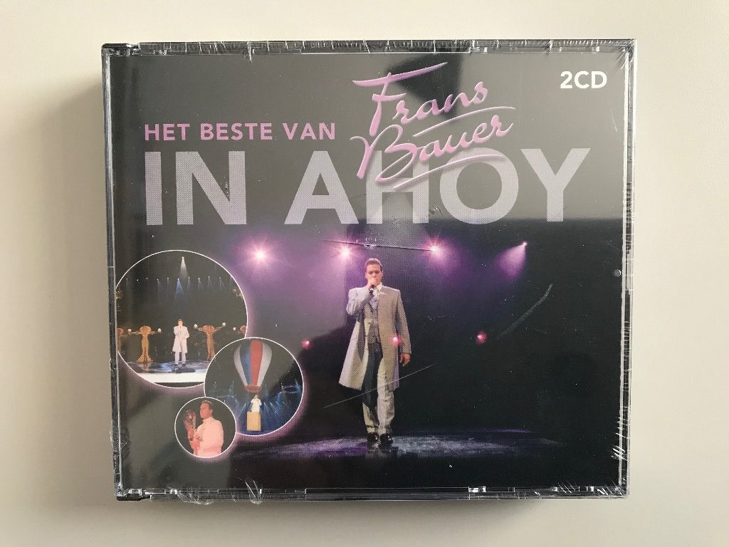 Het beste van Frans Bauer in Ahoy 2CD Album NIEUW in folie, Ophalen, Live-album, Levenslied of Smartlap, Nieuw in verpakking