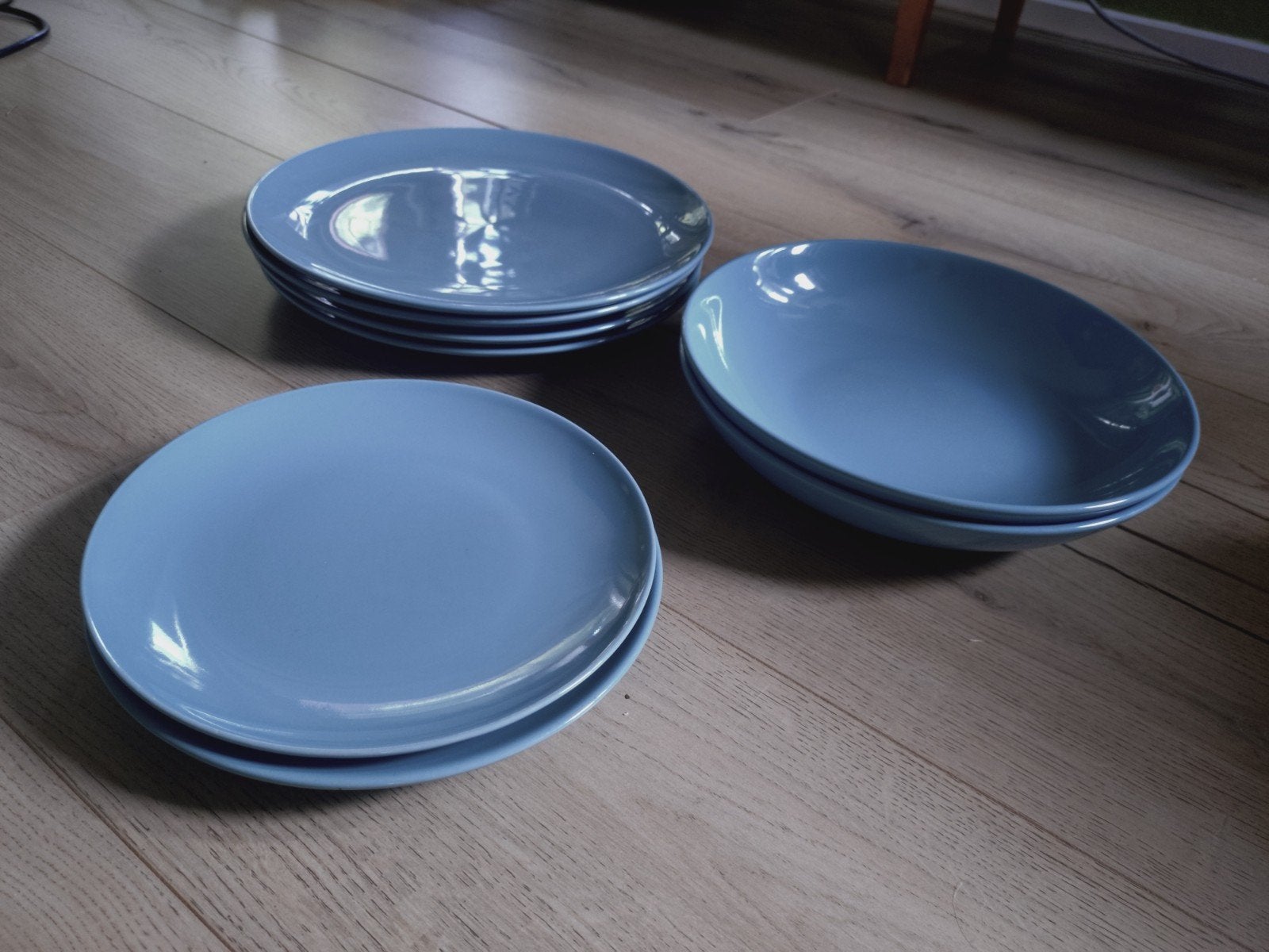 Lichtblauw ikea servies, Ophalen, Zo goed als nieuw, Blauw, Overige typen