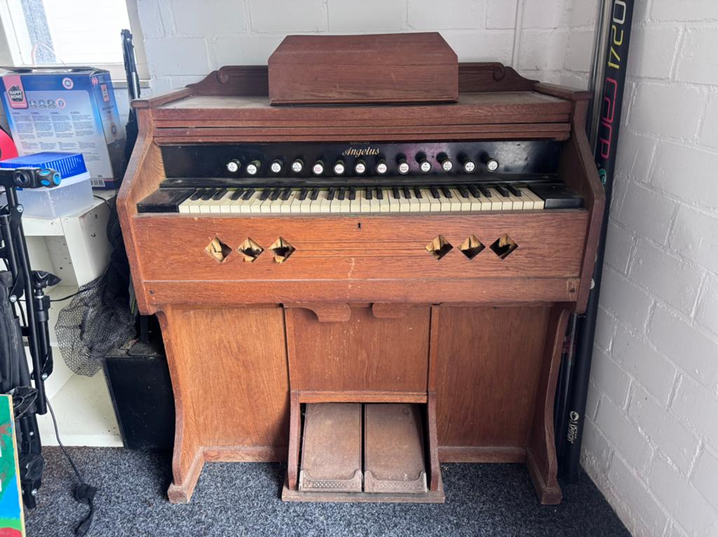 Antiek Angelus Harmonium - Joh. de Heer Rotterdam, Ophalen, Gebruikt, 1 klavier, Harmonium