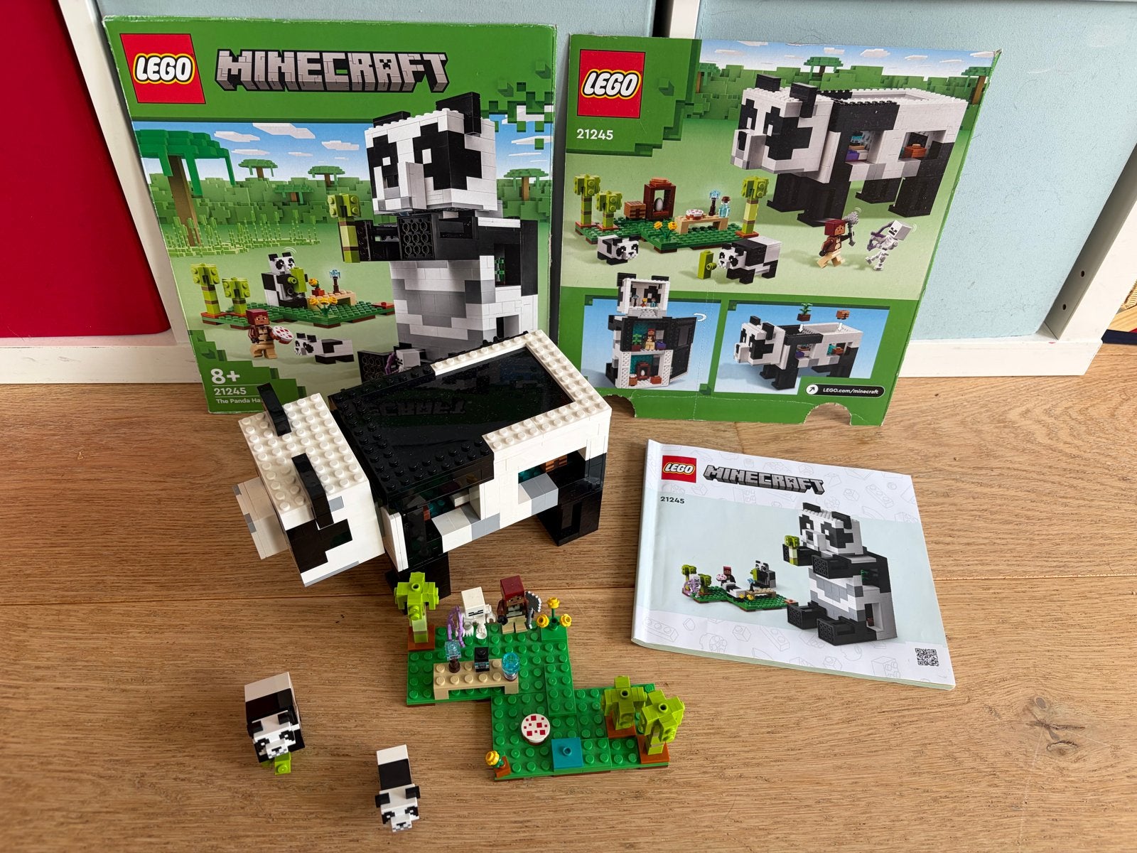 LEGO Minecraft Het Pandareservaat 21245, Kinderen en Baby's, Ophalen of Verzenden, Zo goed als nieuw, Overige merken