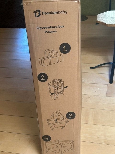 opklapbare Baby box, Ophalen, Gebruikt, Vierkant