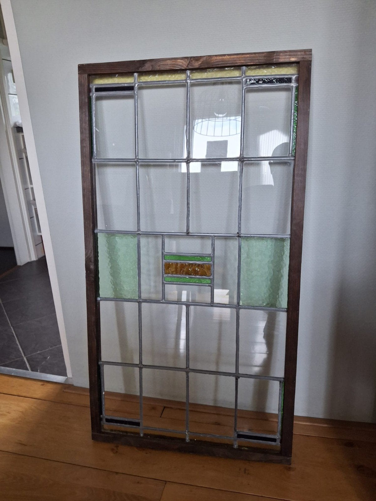 Te koop glas in lood raam, Huis en Inrichting, Woonaccessoires | Overige, Ophalen