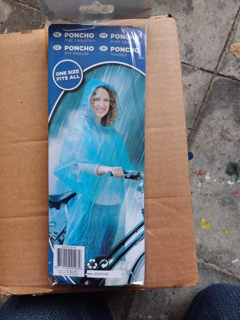 Regen poncho's, Ophalen, Nieuw, Regenjas