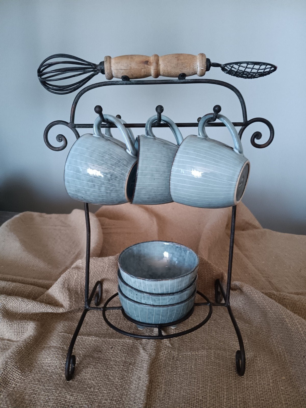Brocante mokkenrek, Ophalen of Verzenden