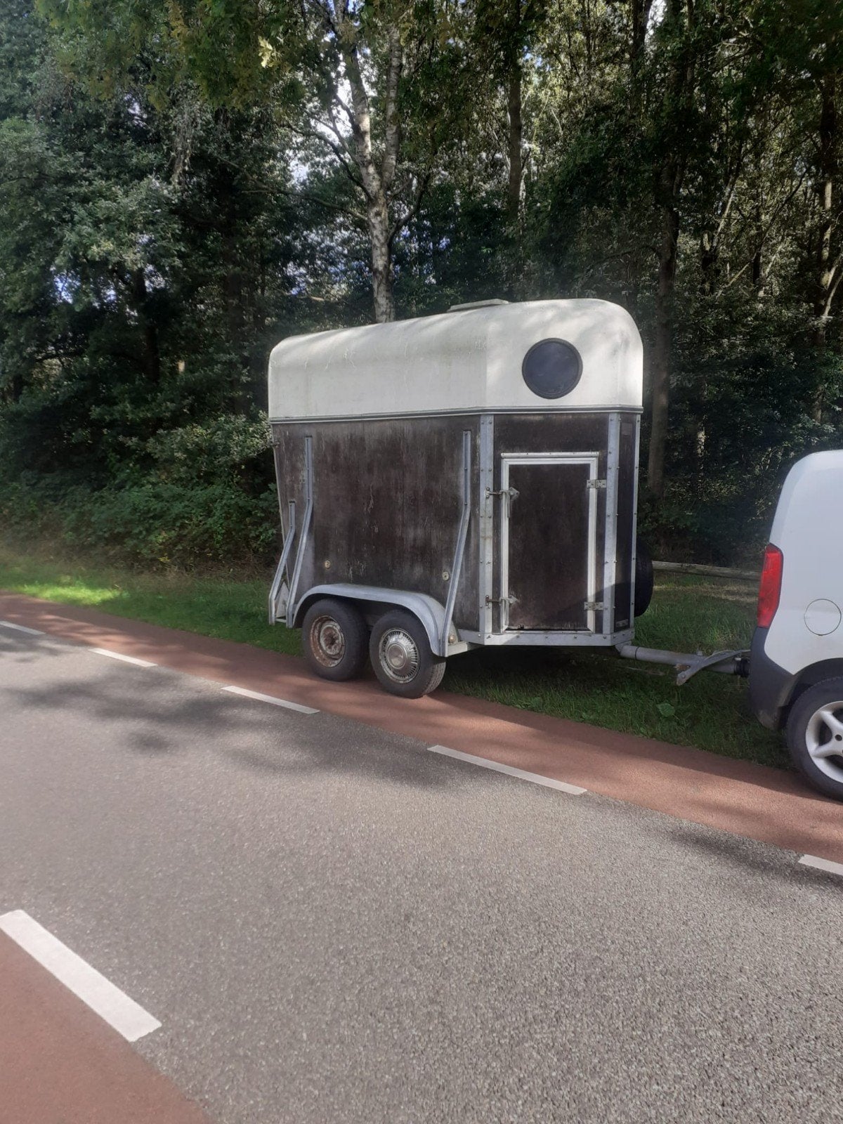 blomert 1 1/2 paardtrailer, Ophalen, Gebruikt