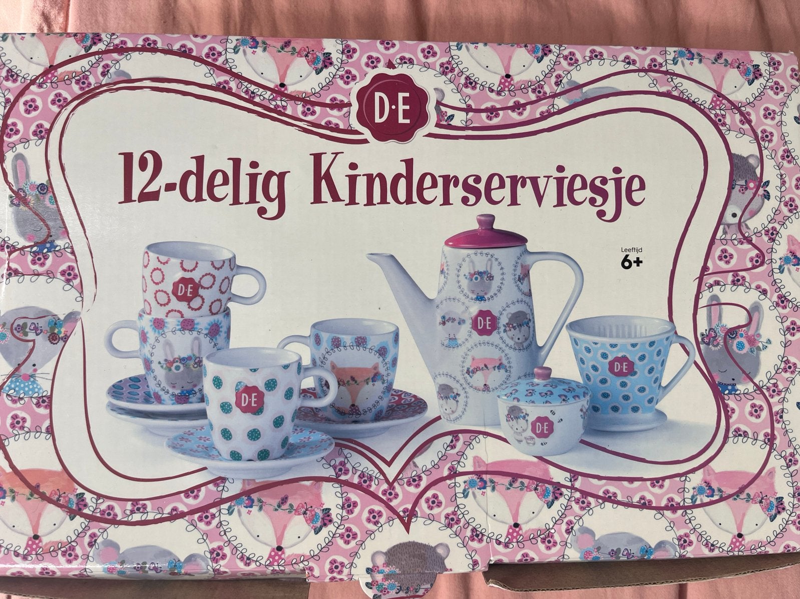 Douwe Egberts Kinderserviesje - nieuw in doos, Ophalen, Nieuw