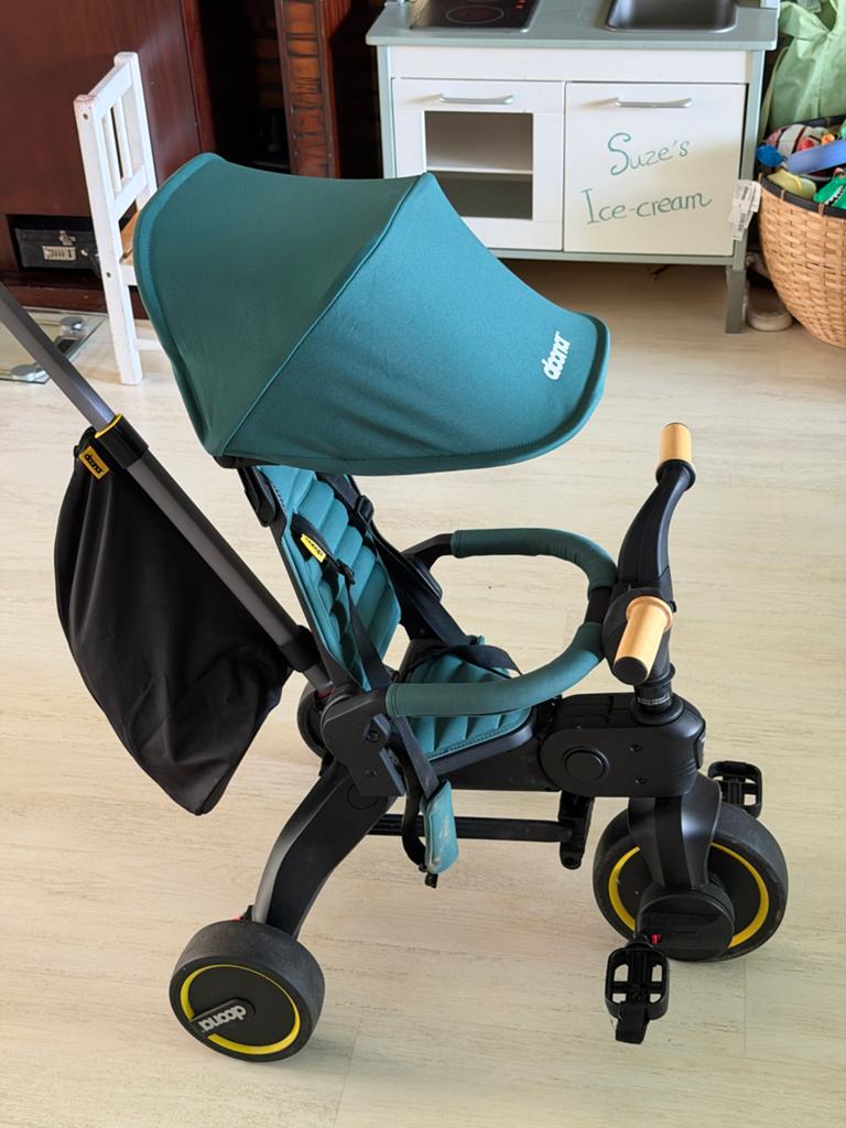 Doona Liki Trike S5 Deluxe – Zeer nette staat + reistas, Ophalen of Verzenden, Zo goed als nieuw, Overige typen