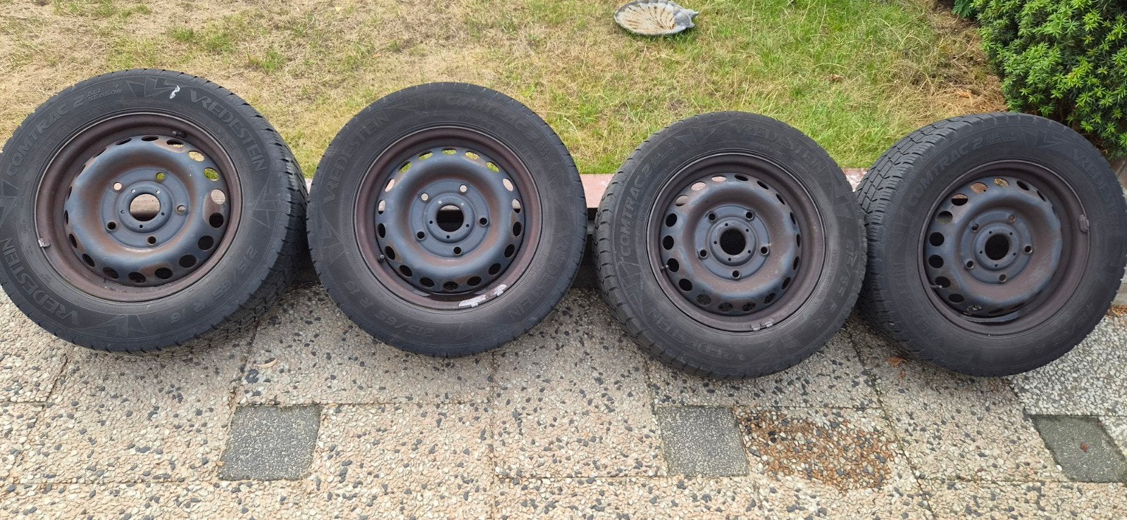 Ford Transit Custom wielen 16 inch, 5×160 met Vredestein ban, Auto-onderdelen, Banden en Velgen, Ophalen, 16 inch, Banden en Velgen