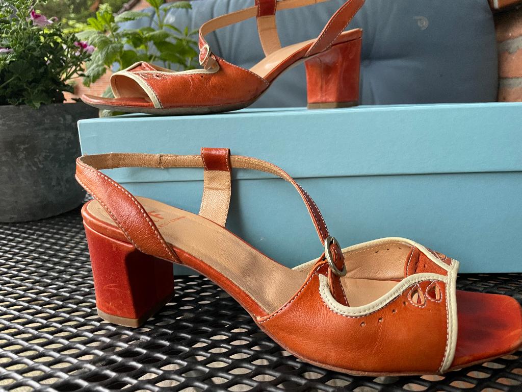 Zomer schoentje dame, Kleding | Dames, Schoenen, Alberto Fermani, Schoenen met lage hakken, Oranje, Ophalen of Verzenden