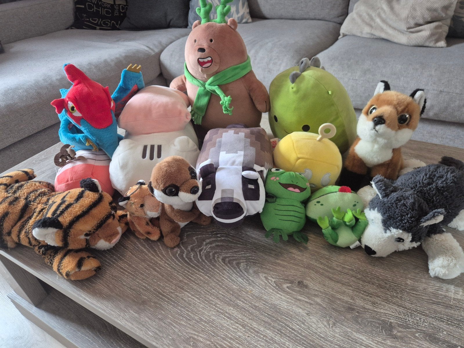 Diverse pluche knuffels, Ophalen, Zo goed als nieuw, Overige typen