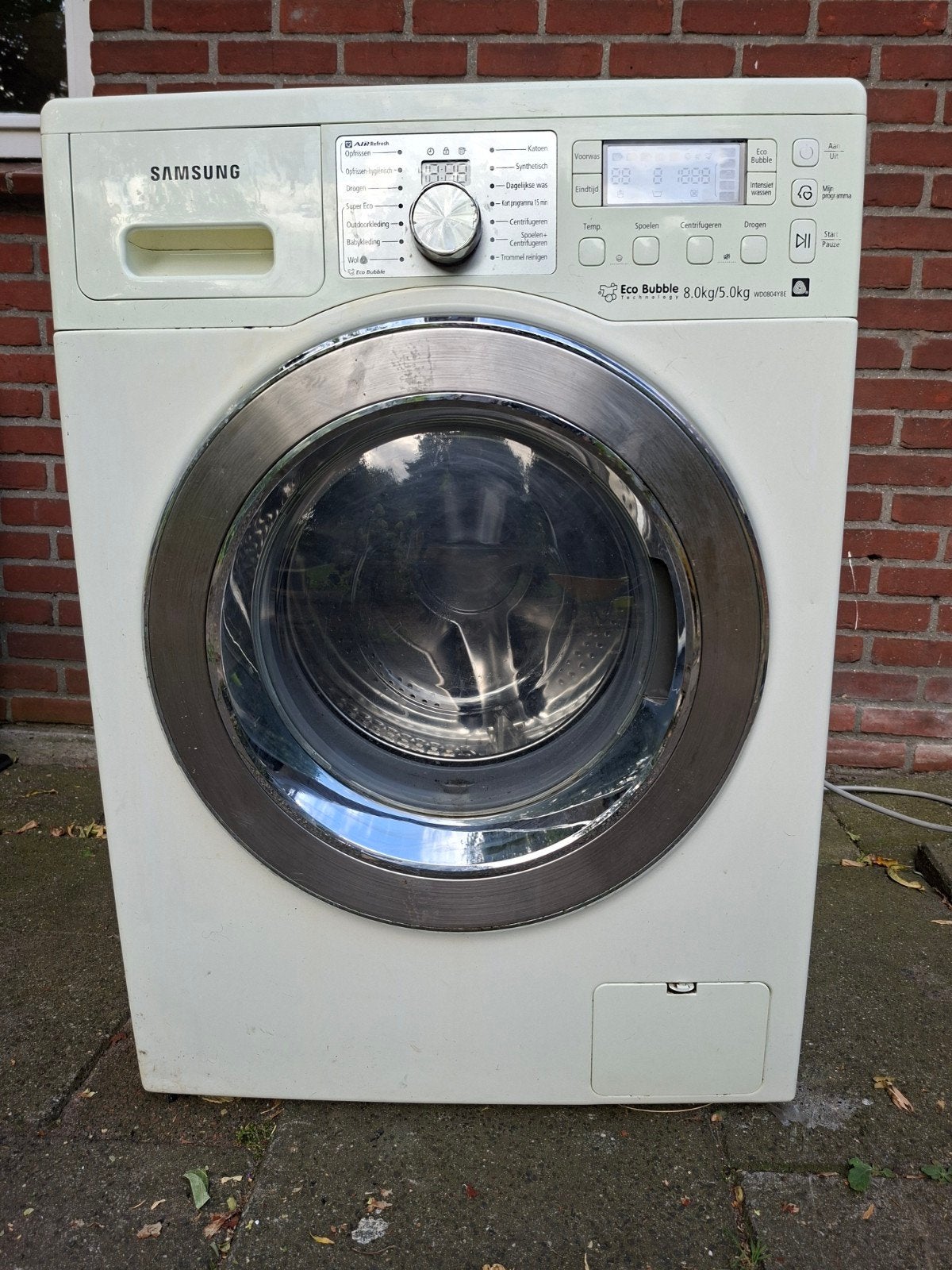 Gebruikte Samsung Wasmachine - Klein defect rubber, Witgoed en Apparatuur, Ophalen of Verzenden