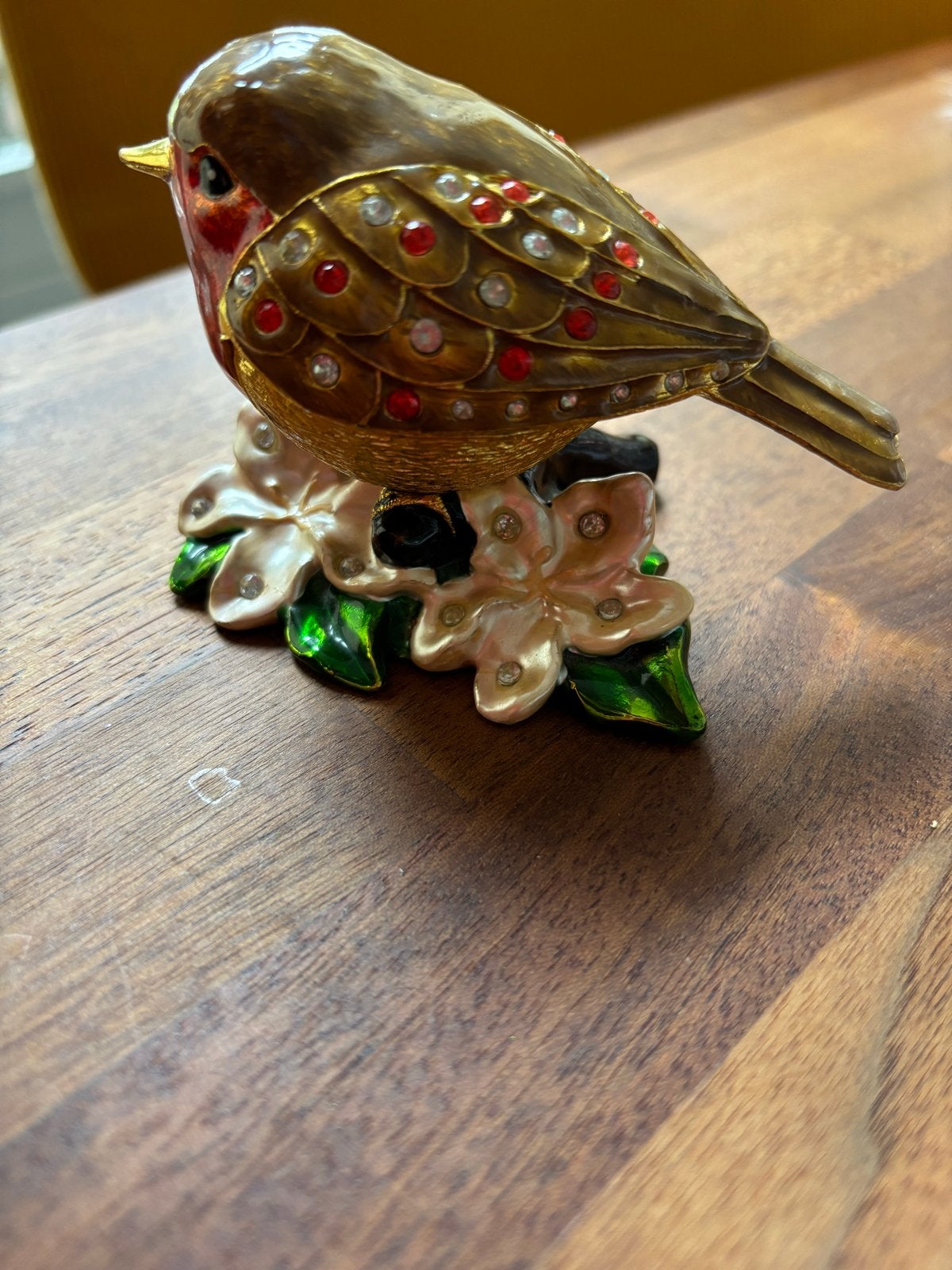 Bradford Sacred Jewel of Nature Roodborstje Ornament, Ophalen, Zo goed als nieuw, Dier