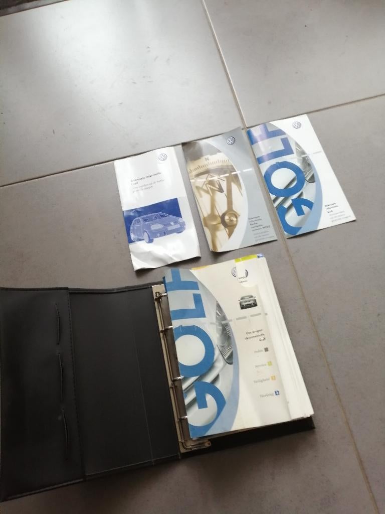 Compleet mapje boekjes VW GOLF 5  type 1K1  2003/2009, Auto diversen, Handleidingen en Instructieboekjes, Ophalen of Verzenden